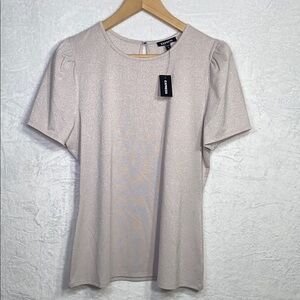 Express Women's Cream Top